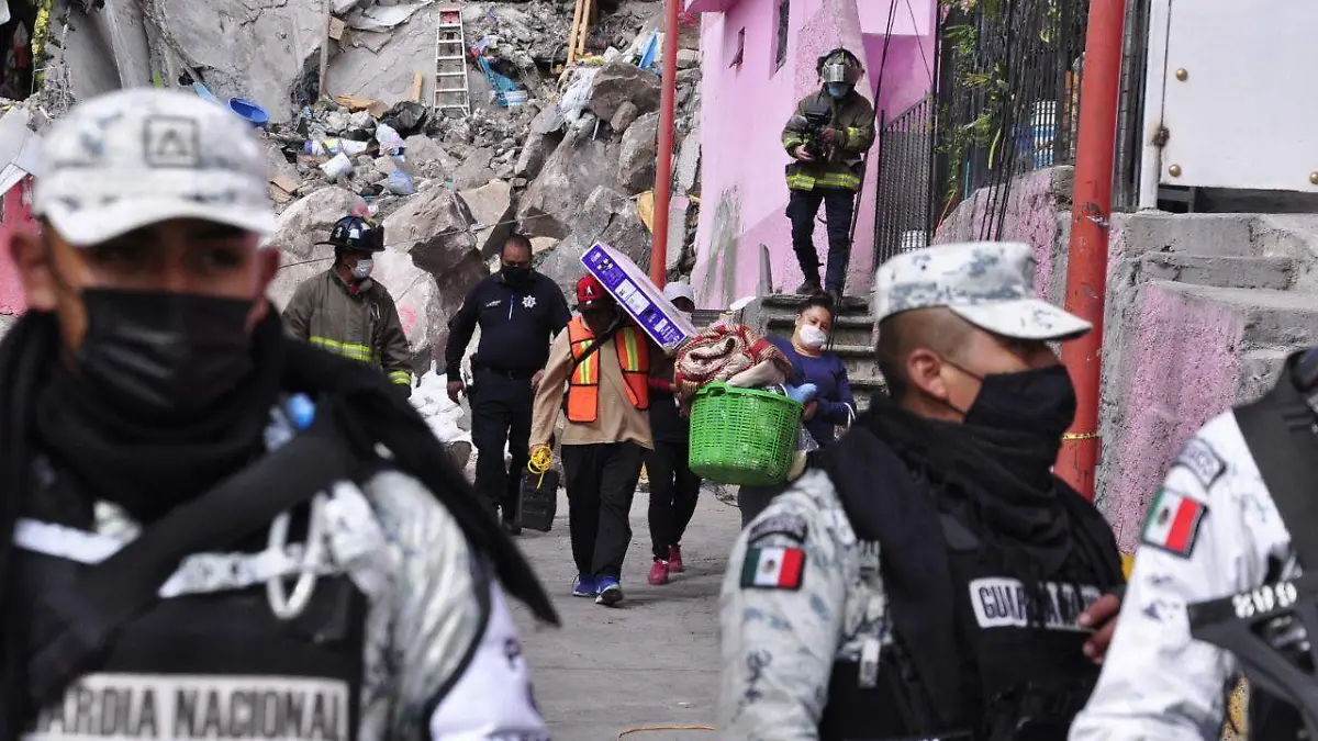 cerro del chiquihuite evacuación